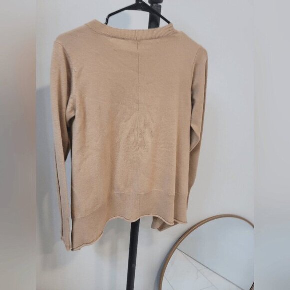 STELLA MCCARTNEY Cashmere Virgin Wool Asymmetric Sweater Sz 40 - Picture 4 of 8
